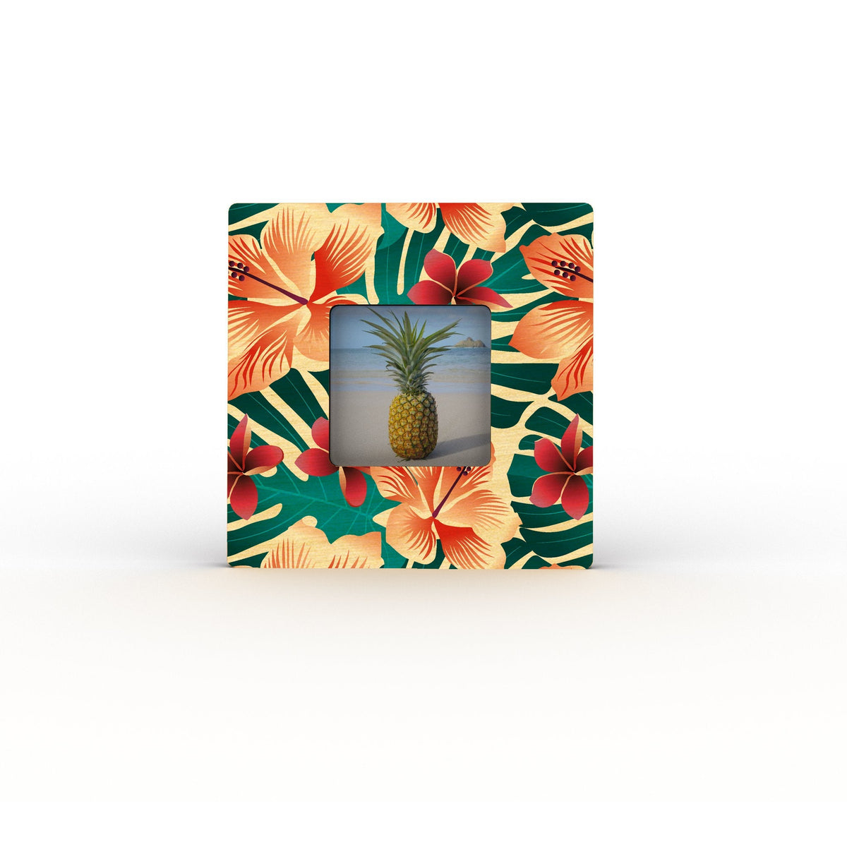 Hibiscus Monstera mini picture frame