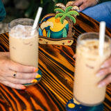 PALM TREE SURF COASTER SET