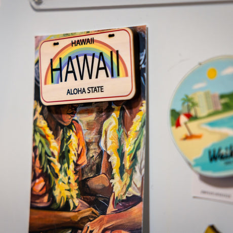 HAWAII LICENSE PLATE MAGNET