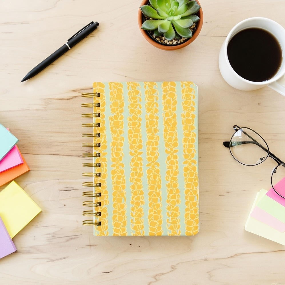 PUAKENIKENI BLUE WOOD NOTEBOOK
