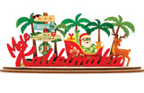SANTA SLAYING THROUGH PARADISE FISH SET