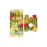 ALOHA VIBES HIBISCUS DRIED PALM BOUQUET PHONE STAND