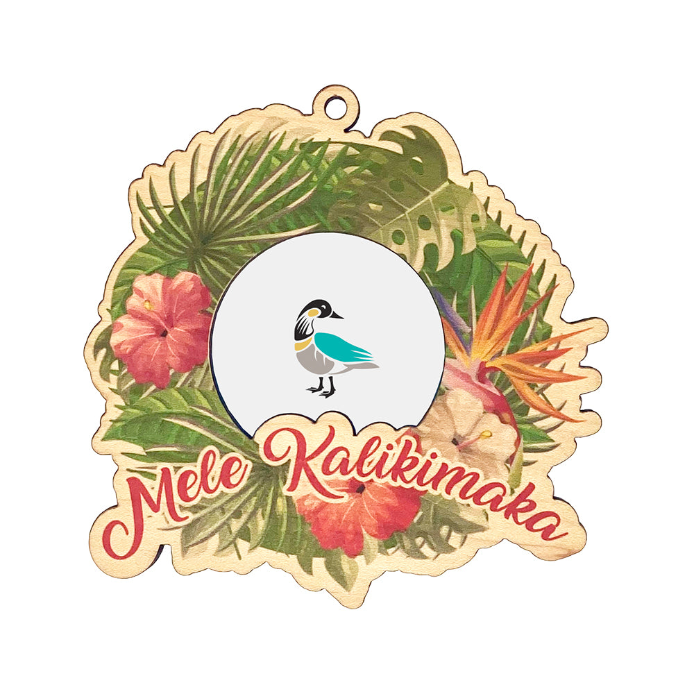 VINTAGE FLORAL WREATH FRAME ORNAMENT