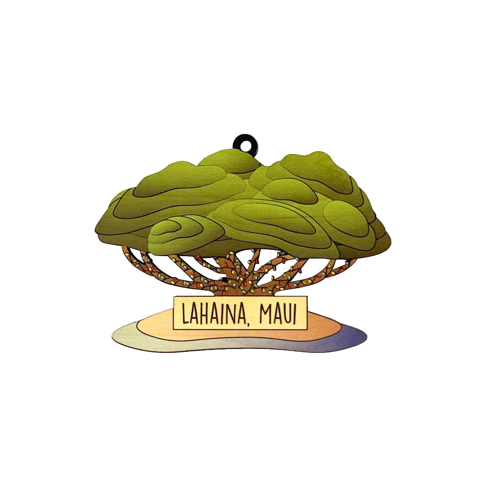LAHAINA BANYAN TREE LIGHTS ORNAMENT