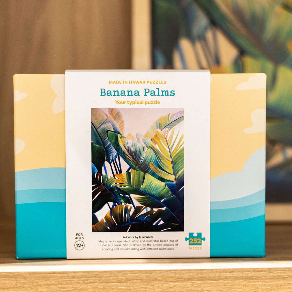 BANANA PALMS JIGSAW PUZZLE