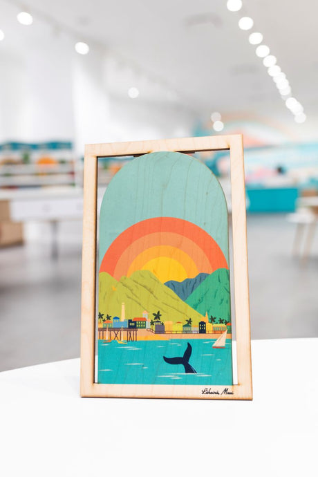 LAHAINA OCEAN VIEW CUTOUT WALL ART