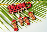 OHANA SLEIGH SCRIPT ORNAMENT SMALL
