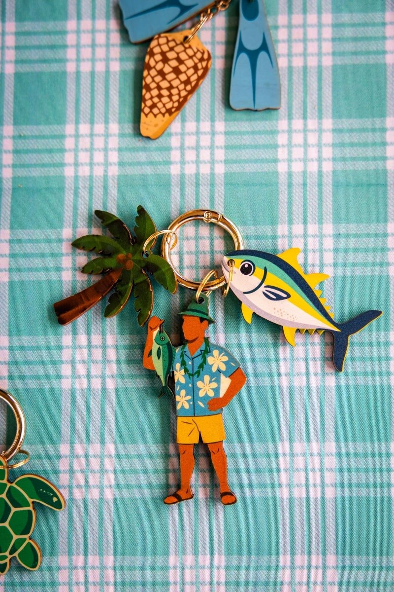 LET'S GO FISHING BAG CHARM