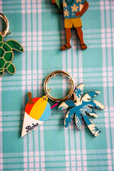 PALM TREE SHAVE ICE BAG CHARM