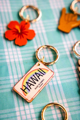 HAWAII LICENSE PLATE BAG CHARM