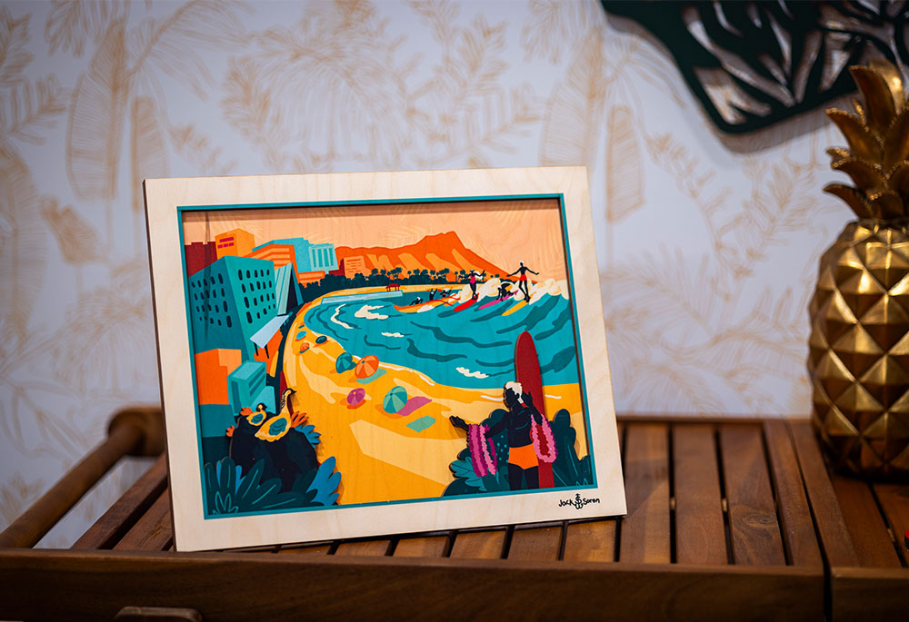 JACK WAIKIKI LAYERED WALL ART