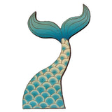 LBL-LG TEAL MERMAID TAIL