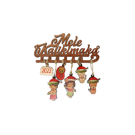 HULA FAMILY GIRL - MINI ORNAMENT
