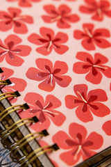 MOORE ALOHA HIBISCUS WOOD NOTEBOOK