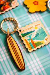 NORTH SHORE POSTCARD BAG CHARM
