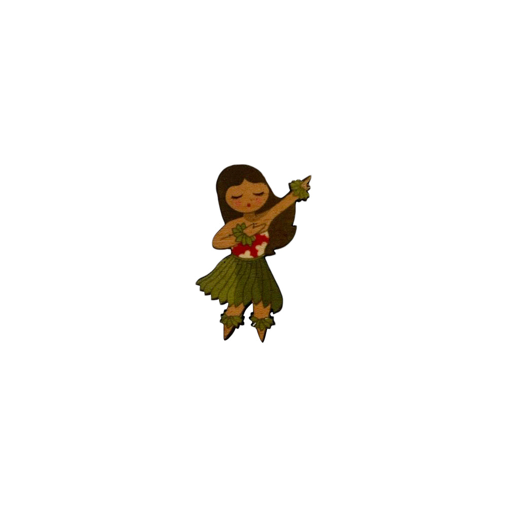 MINI HULA DANCER OPIHI STICKER