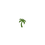 TINY PALM TREE RIGHT OPIHI STICKER