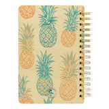 PASTEL PINEAPPLES WOOD NOTEBOOK