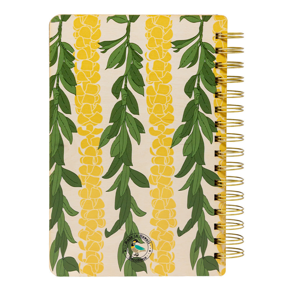 PUAKENIKENI MAILE STRANDS WOOD NOTEBOOK