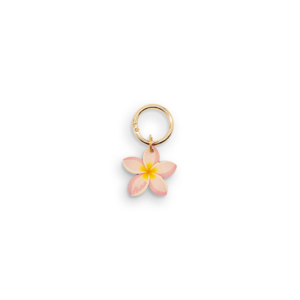 PLUMERIA BAG CHARM