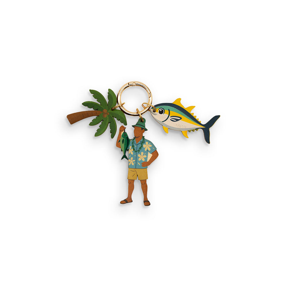 LET'S GO FISHING BAG CHARM
