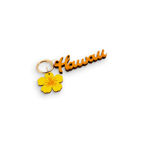 HAWAII HIBISCUS BAG CHARM