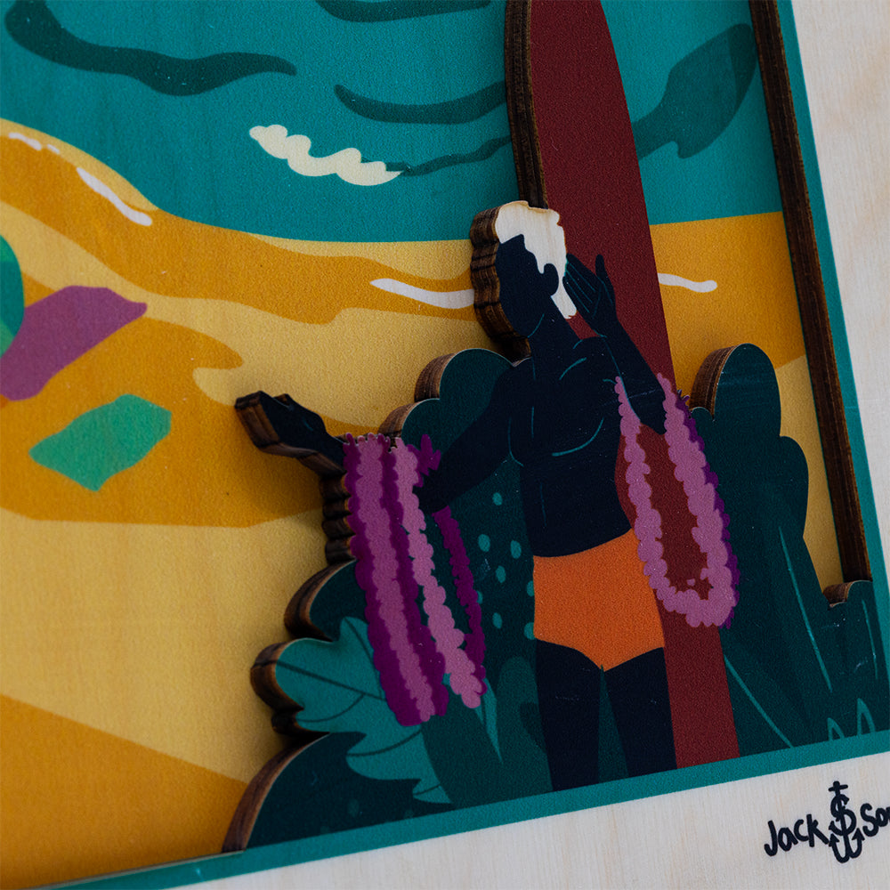 JACK WAIKIKI LAYERED WALL ART