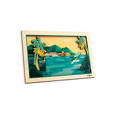 JACK MAALAEA LAYERED WALL ART