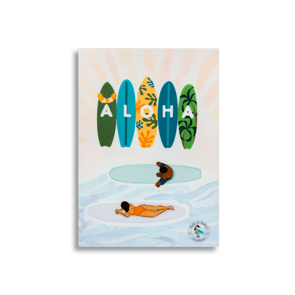 ALOHA SURFERS STICKER SET