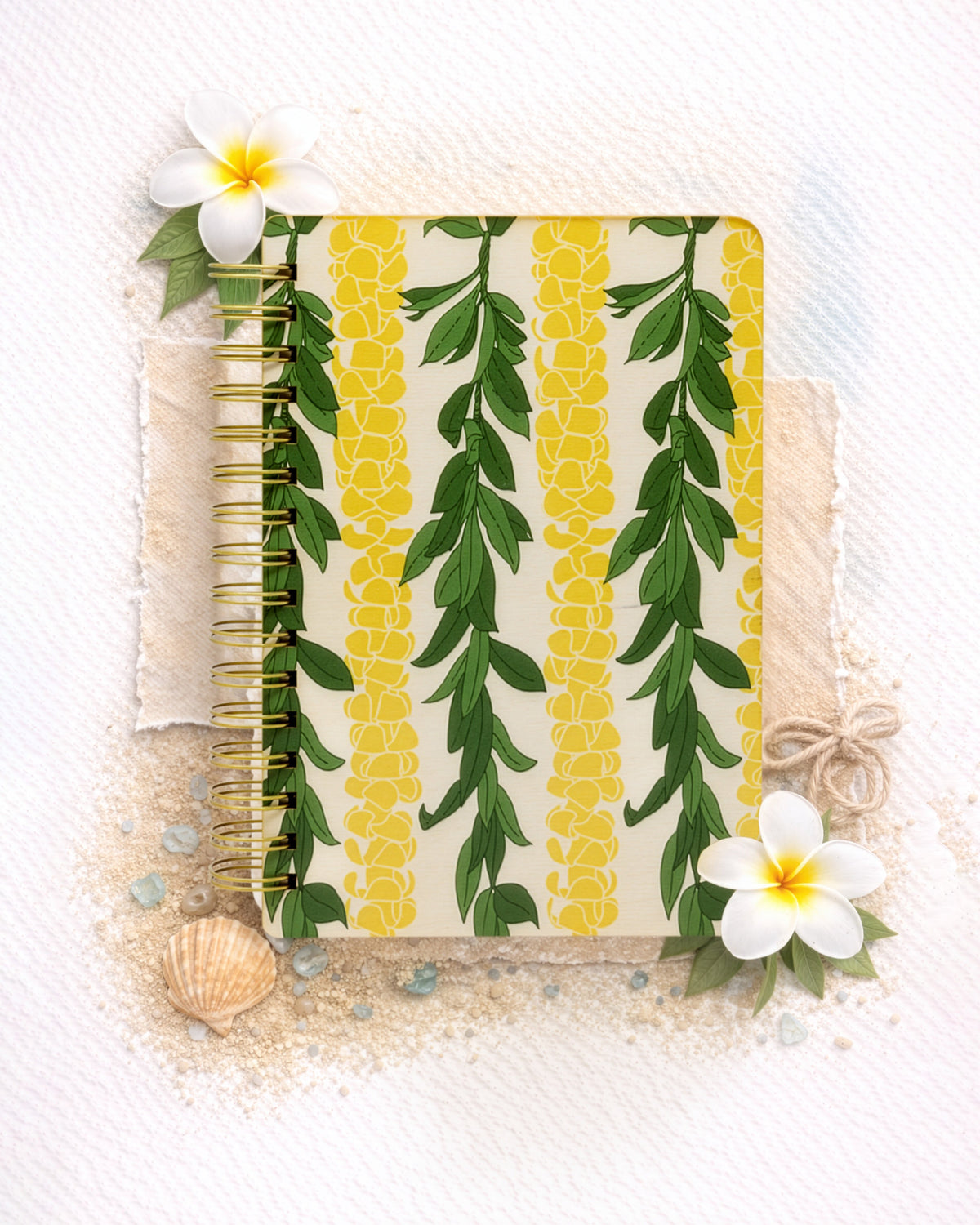 PUAKENIKENI MAILE STRANDS WOOD NOTEBOOK