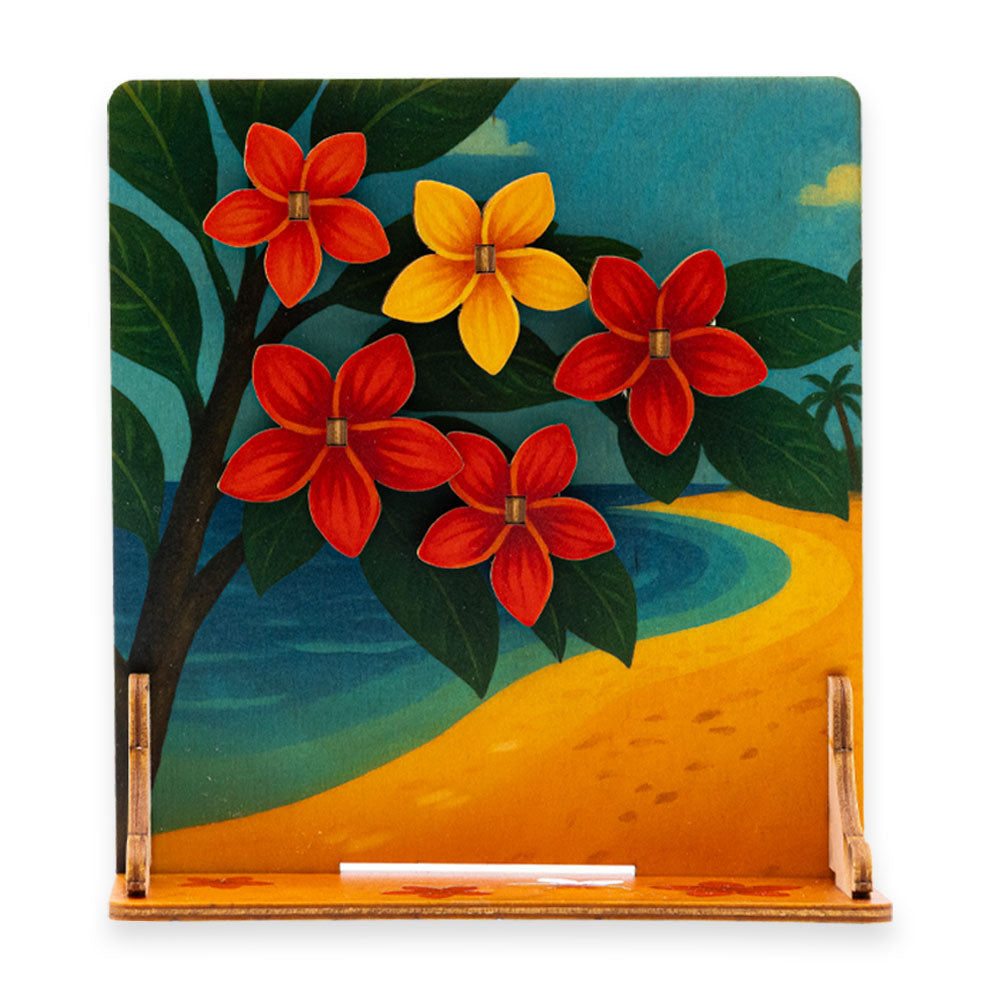 PLUMERIAS AT THE BEACH PUKA POP-UP
