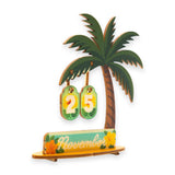 PALM TREE DESK CALENDAR