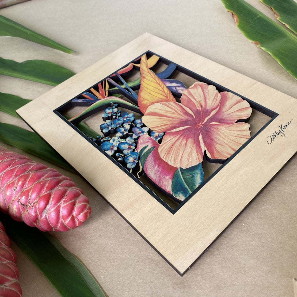 BOTANICAL BLEND CUTOUT WALL ART