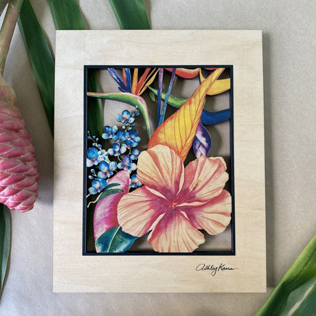 BOTANICAL BLEND CUTOUT WALL ART