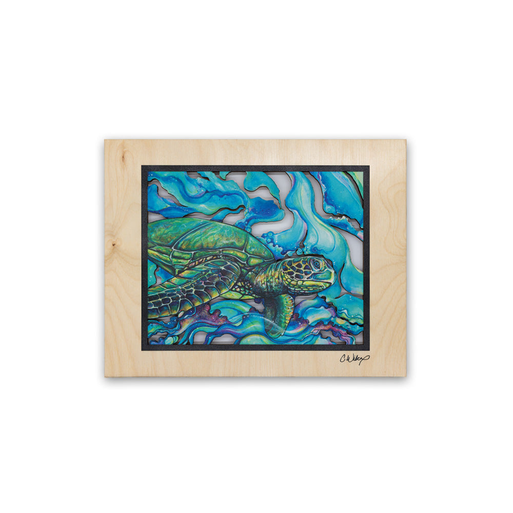 HONU KAI CUTOUT WALL ART