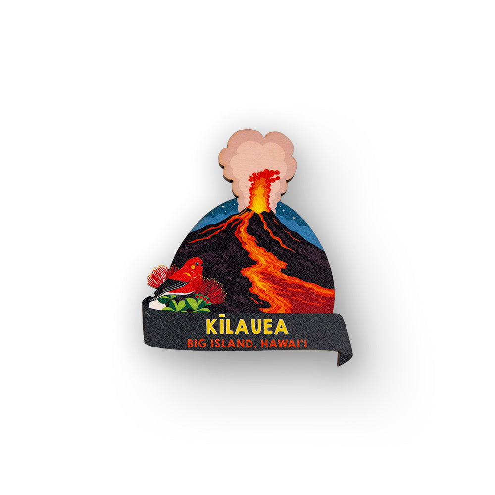 KILAUEA 'APAPANE MAGNET