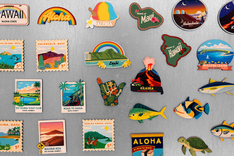 ROAD TO HANA STAMP MAGNET