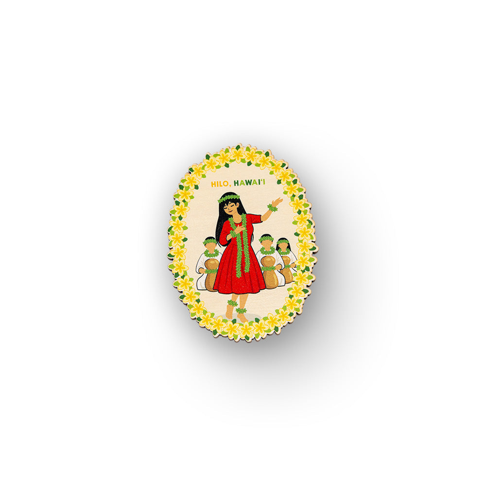 HILO HULA MAGNET