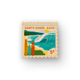 NORTH SHORE STAMP MAGNET