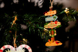 XMAS DIRECTIONAL SIGN POST ORNAMENT